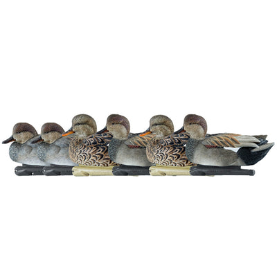 Avian X Topflight Gadwall Decoys Realistic Gray Ducks, 6pk,Multicolor(Open Box)