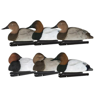 Avian X Topflight Canvasbacks Decoys Realistic Gray Duck, Set of 6, Multicolor