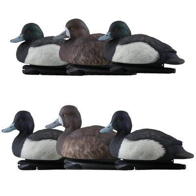 Avian X Topflight Blue Bills Duck Decoys with Weight Forward Swim Keel, Set of 6
