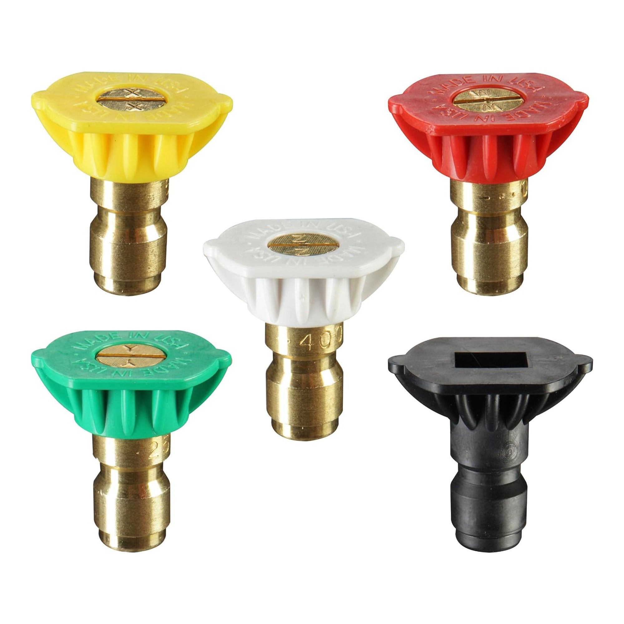 Briggs & Stratton Quick-Connect Nozzle Spray Tips Kit with 5 Tips, Multicolor