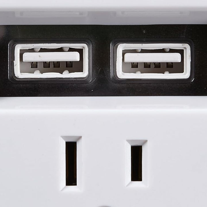 Wion 15 Amp Grounded WiFi Receptacle, 2 USB Ports, On/Off Settings (Open Box)