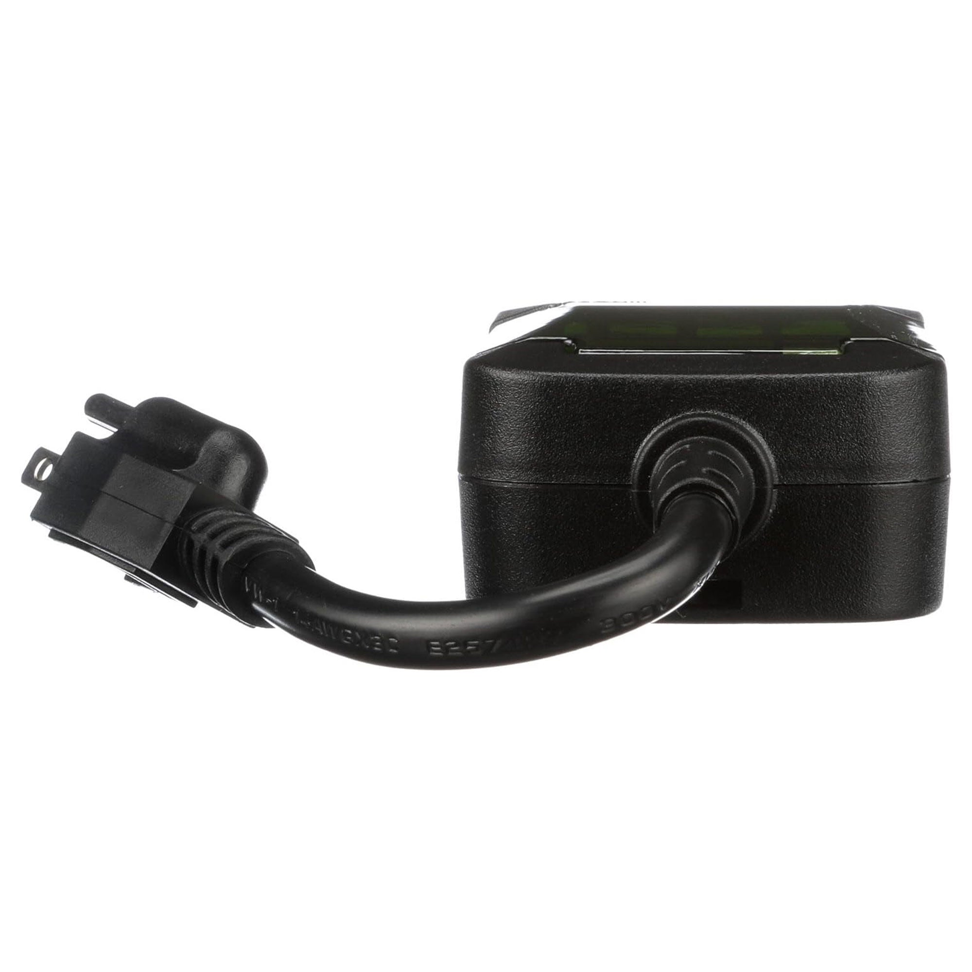 Woods 0.5 Horsepower Heavy Duty 7 Day Digital 2 Outlet Timer, Black (Open Box) - VMInnovations