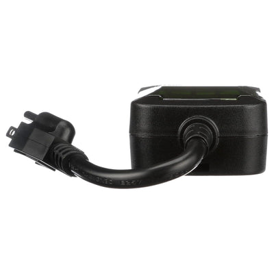 Woods 0.5 Horsepower Heavy Duty 7 Day Digital 2 Outlet Timer, Black (Open Box) - VMInnovations