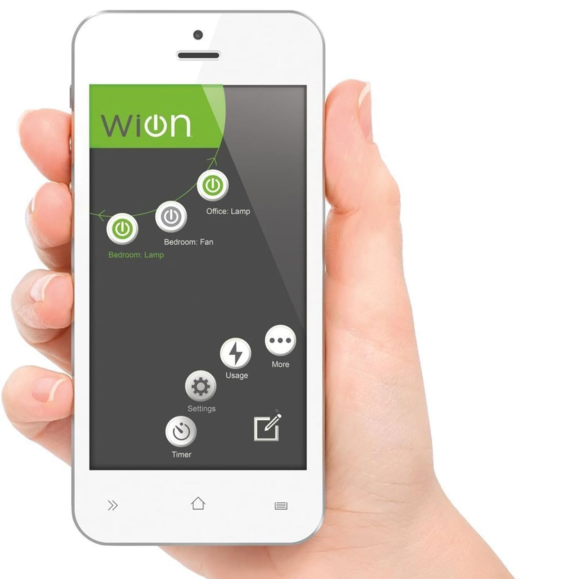 Wion 125V 60 Hertz WiFi Receptacle w/Wireless Switch & Timer (Open Box) - VMInnovations