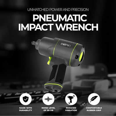 Intradin Import and Export Master Mechanic Pneumatic Impact Wrench with Grip