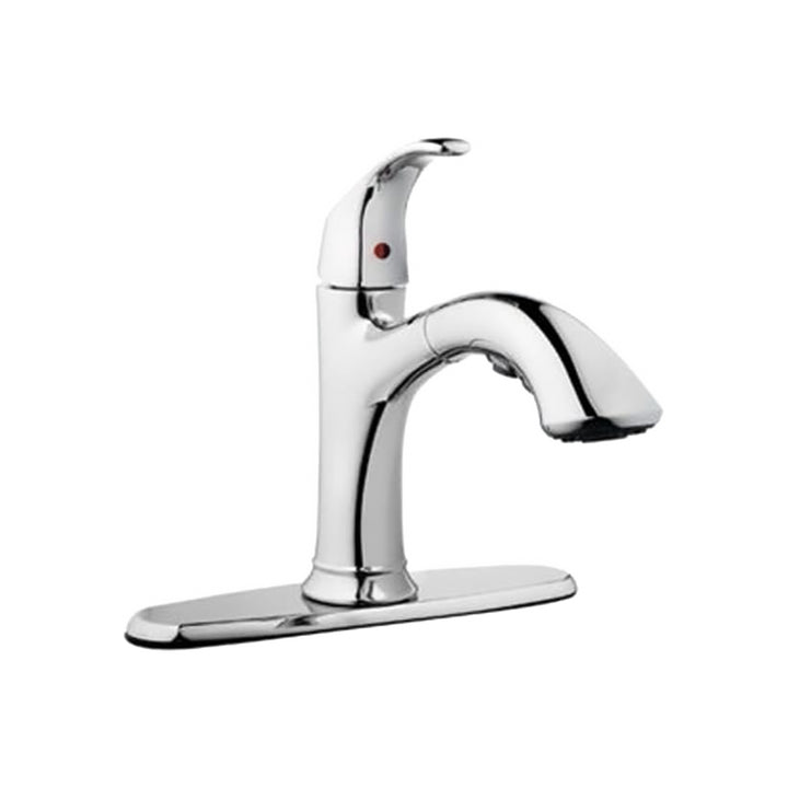 HomePointe Single Loop Handle Kitchen Faucet w/ Pull Out Spray Chrome(Open Box)