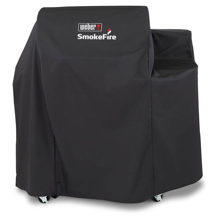 Weber SmokeFire EX4 Wood Pellet BBQ Grill Black Heavy Duty Polyester Cover(Used)