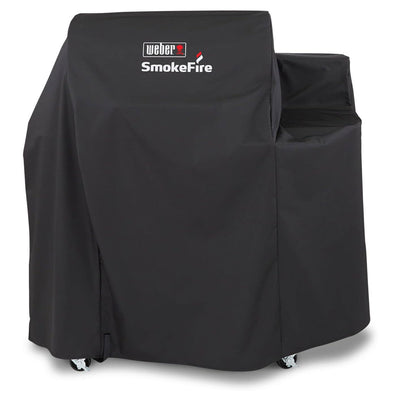 Weber SmokeFire EX4 Wood Pellet BBQ Grill Polyester Cover, Black (Open Box)