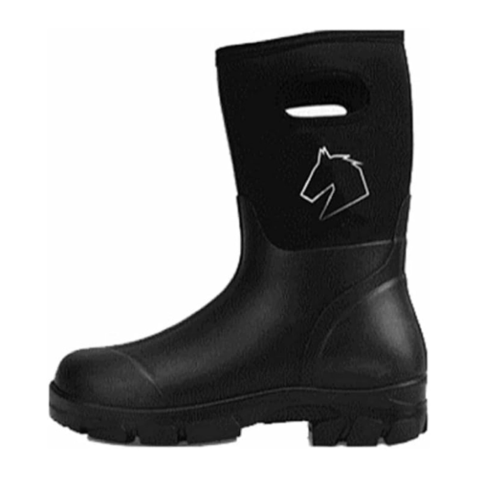 Master Rancher Waterproof Work Farm Boots Unisex Men's 12 Women's 14, Black - VMInnovations