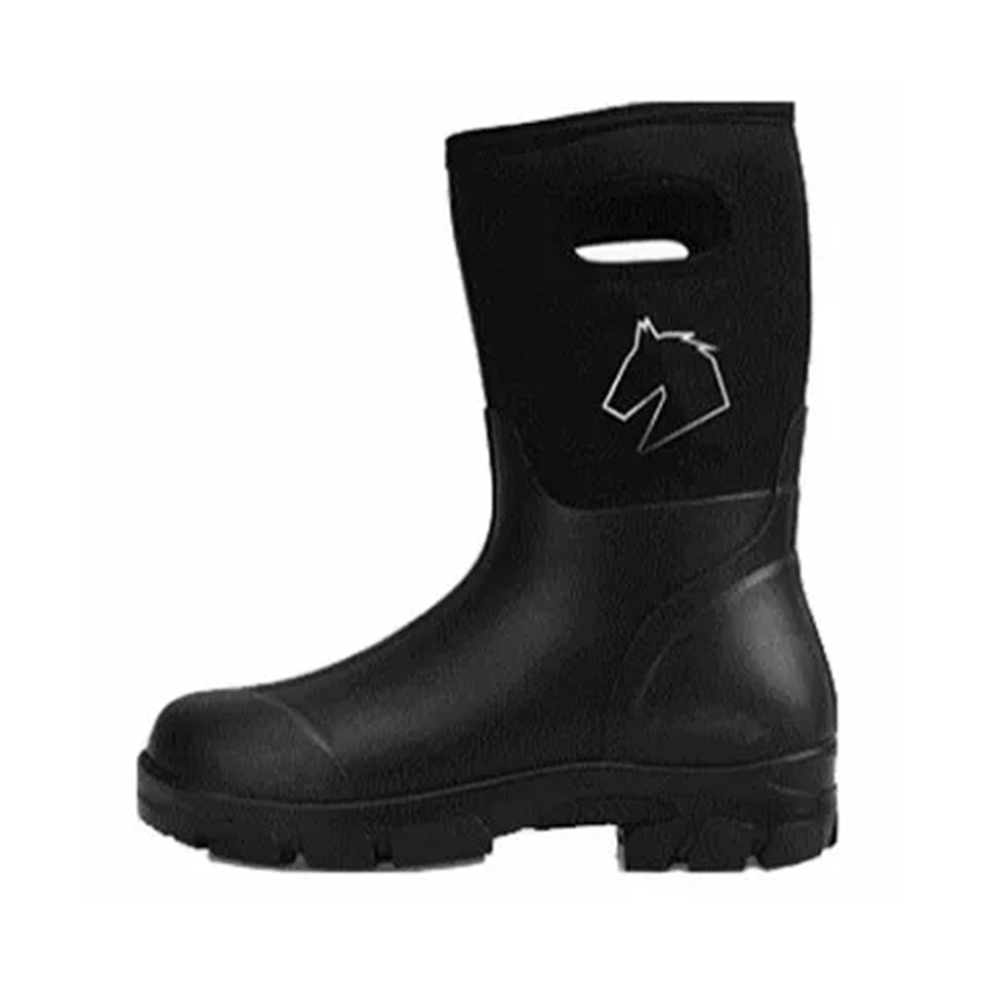 Master Rancher Heavy Duty Work Boots Unisex Men's 13 Women's 15, Black(Open Box) - VMInnovations