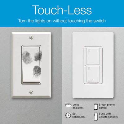 Lutron Caseta Wireless Dimmer Kit with Smart Bridge, Switch, Remote & Bracket