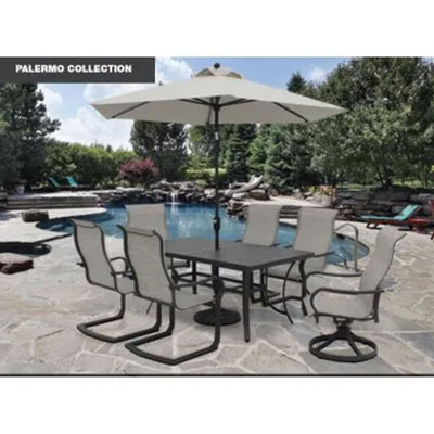 Four Seasons Courtyard Sling Swivel Rocker w/Aluminum Frame (2pk)(Open Box) - VMInnovations