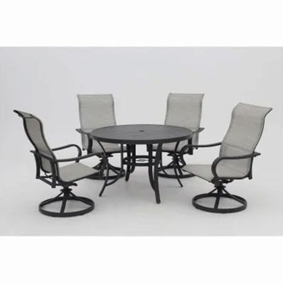 Four Seasons Courtyard Sling Swivel Rocker w/Aluminum Frame (2pk)(Open Box) - VMInnovations