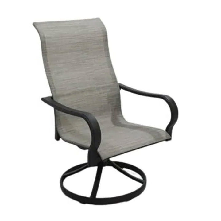 Four Seasons Courtyard Palermo Sling Swivel Rocker with Aluminum Frame