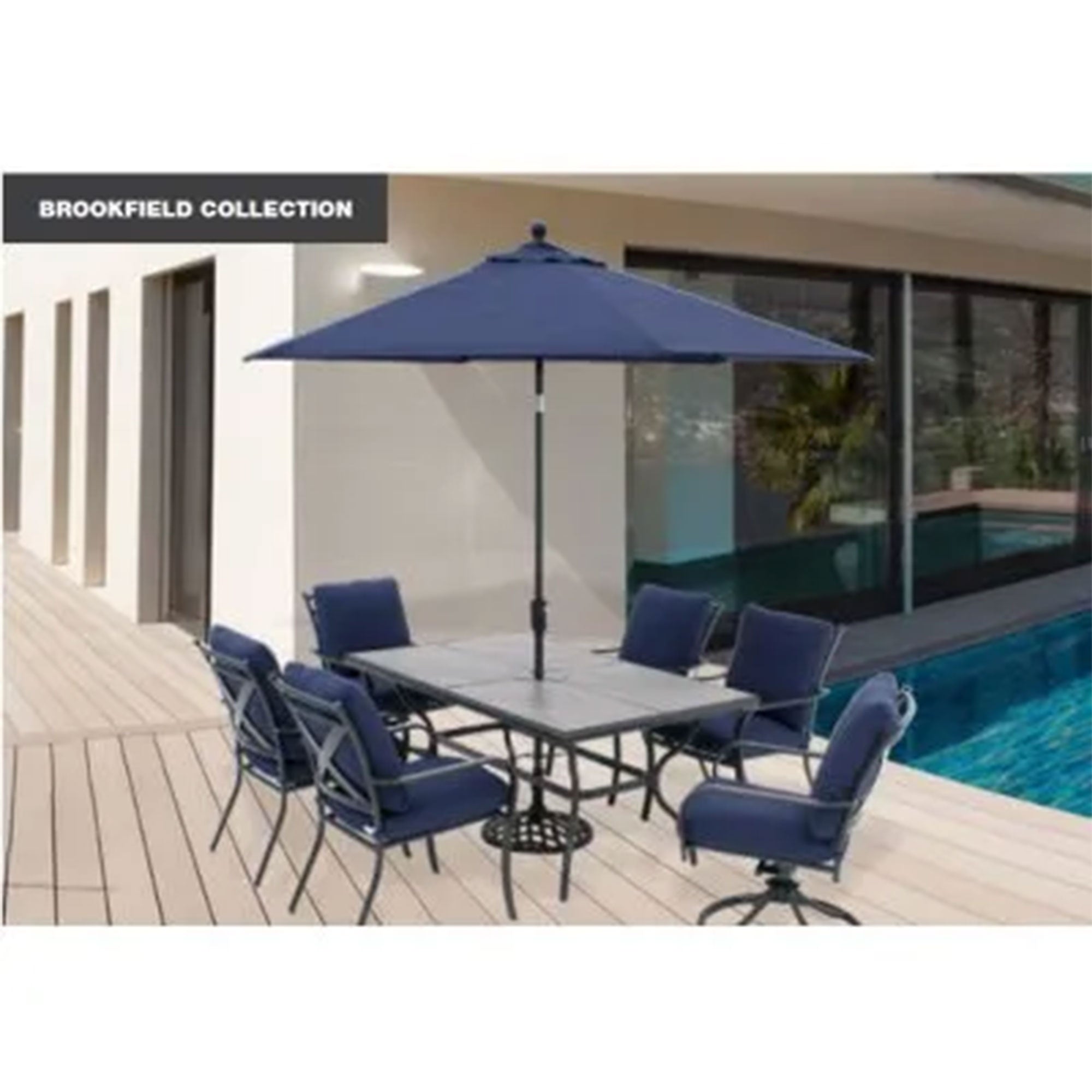 Four Seasons Courtyard Canmore Chair w/Aluminum Frame Chair (4pk) (Open Box) - VMInnovations