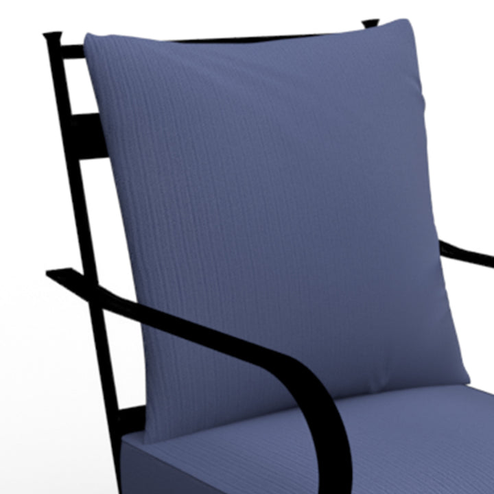 Four Seasons Courtyard Canmore Captain Chair w/Aluminum Frame Chair (4 Pack)