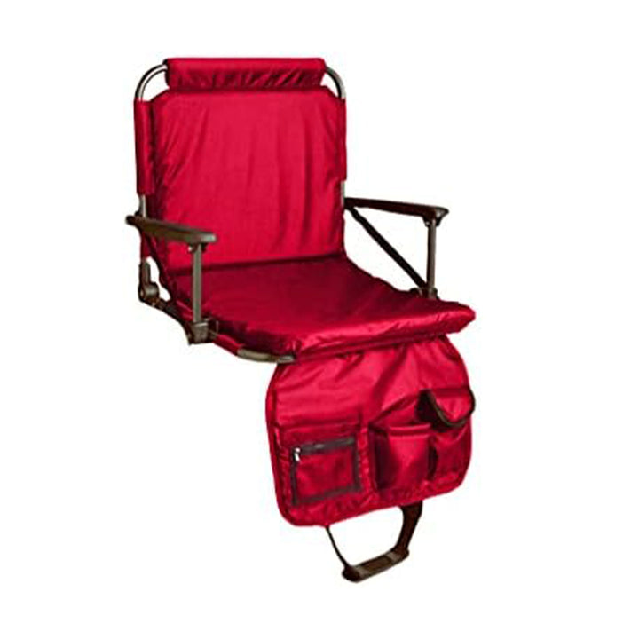 Four Seasons Courtyard Stadium Seat w/Back Support, Multicolor (4 Pack) (Used)