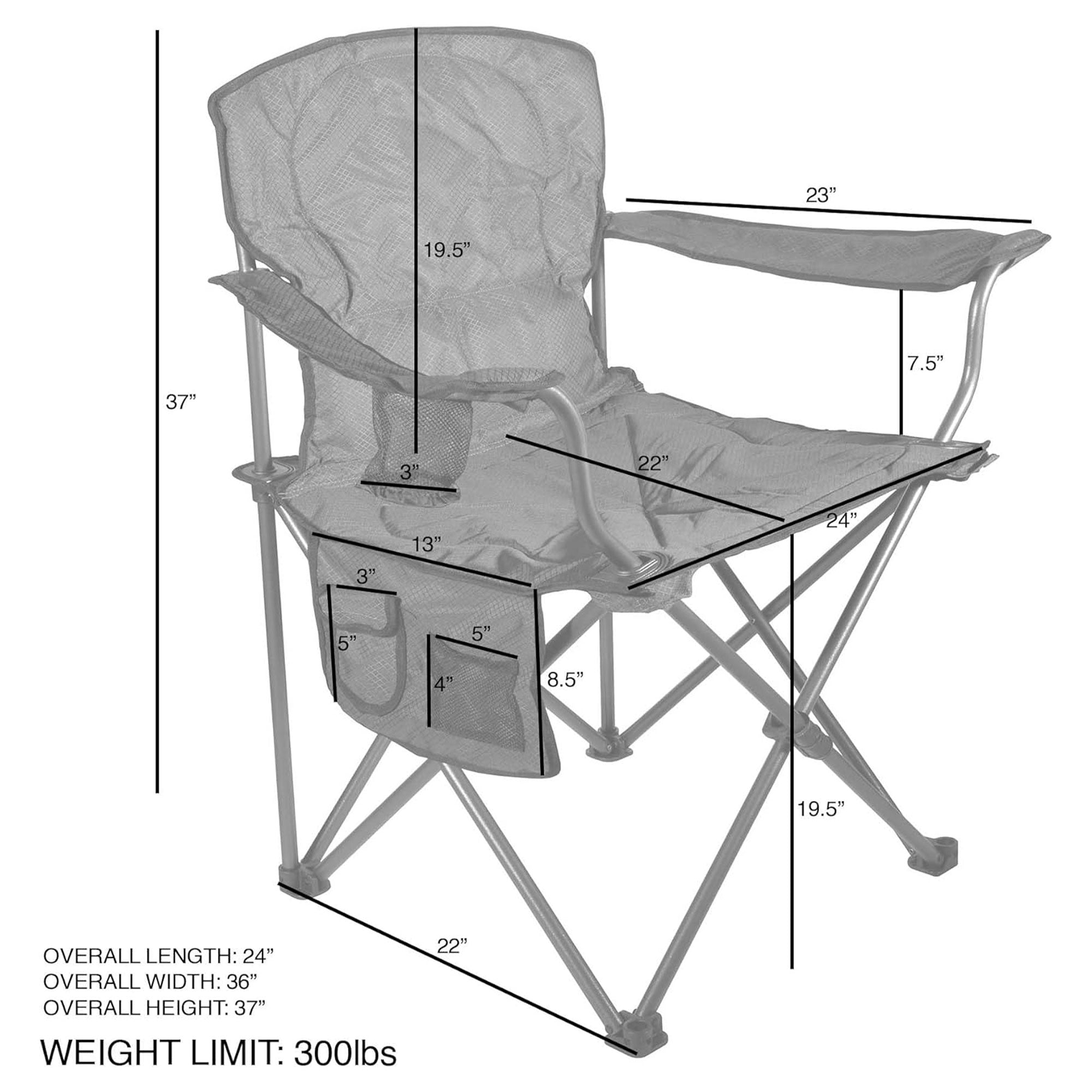 Four Seasons Courtyard Padded Seat Folding Arm Chairs, 4 Pack, Blue (Open Box) - VMInnovations