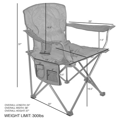 Four Seasons Courtyard Padded Seat Folding Arm Chairs, 4 Pack, Blue (Open Box) - VMInnovations