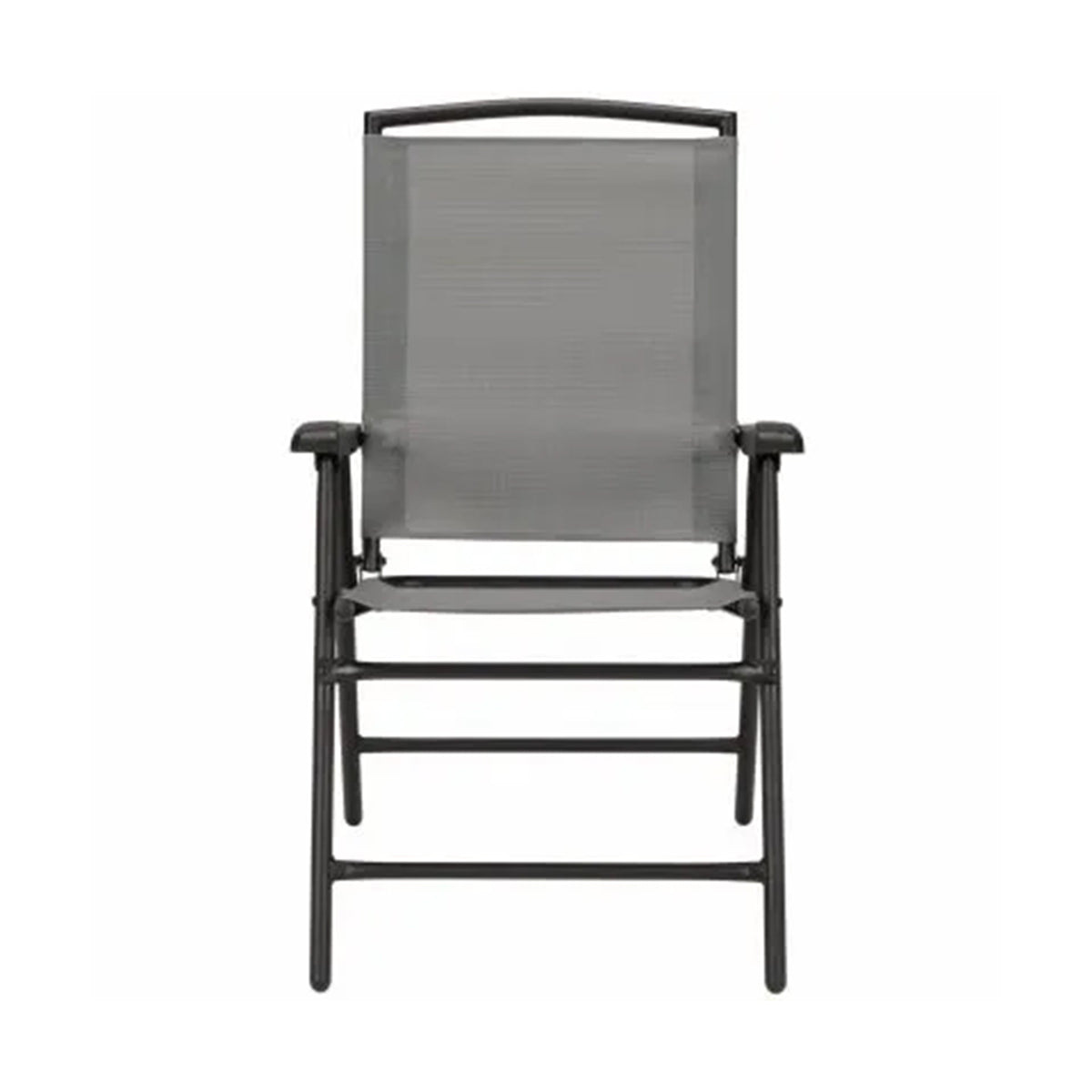 Four Seasons Courtyard Sunny Isles Outdoor Steel Folding Chair, Gray (4 Pack)
