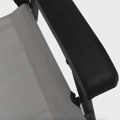 Four Seasons Courtyard Sunny Isles Steel Folding Chair, Gray (4 Pack) (Used) - VMInnovations