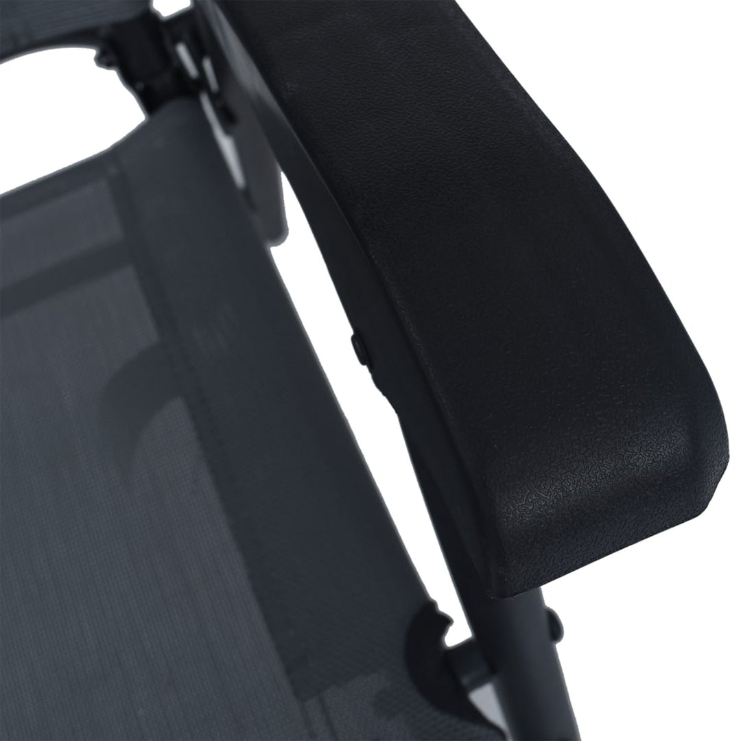 Four Seasons Sunny Isles Outdoor Steel Folding Chair, Black (4 Pack) (Open Box)