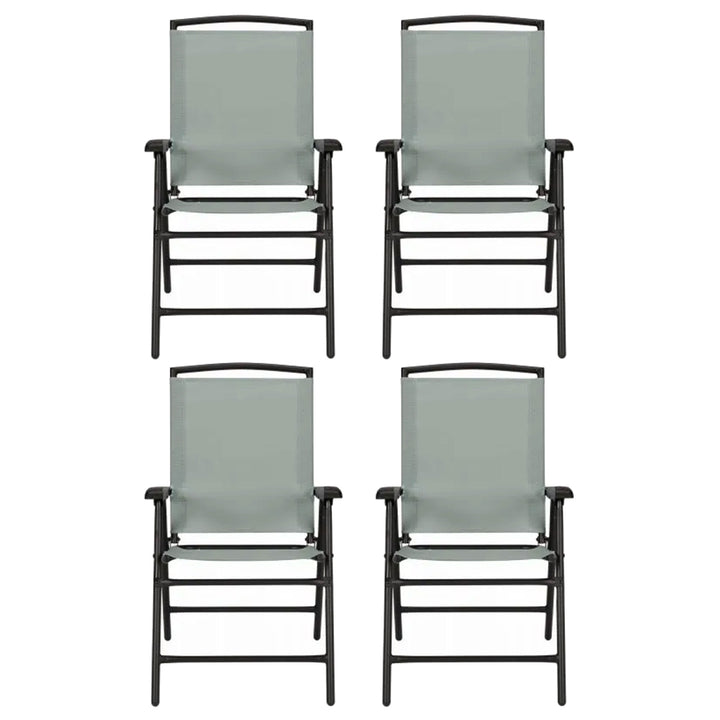 Four Seasons Courtyard Sunny Isles Steel Folding Chair, Green (4pk) (Open Box)