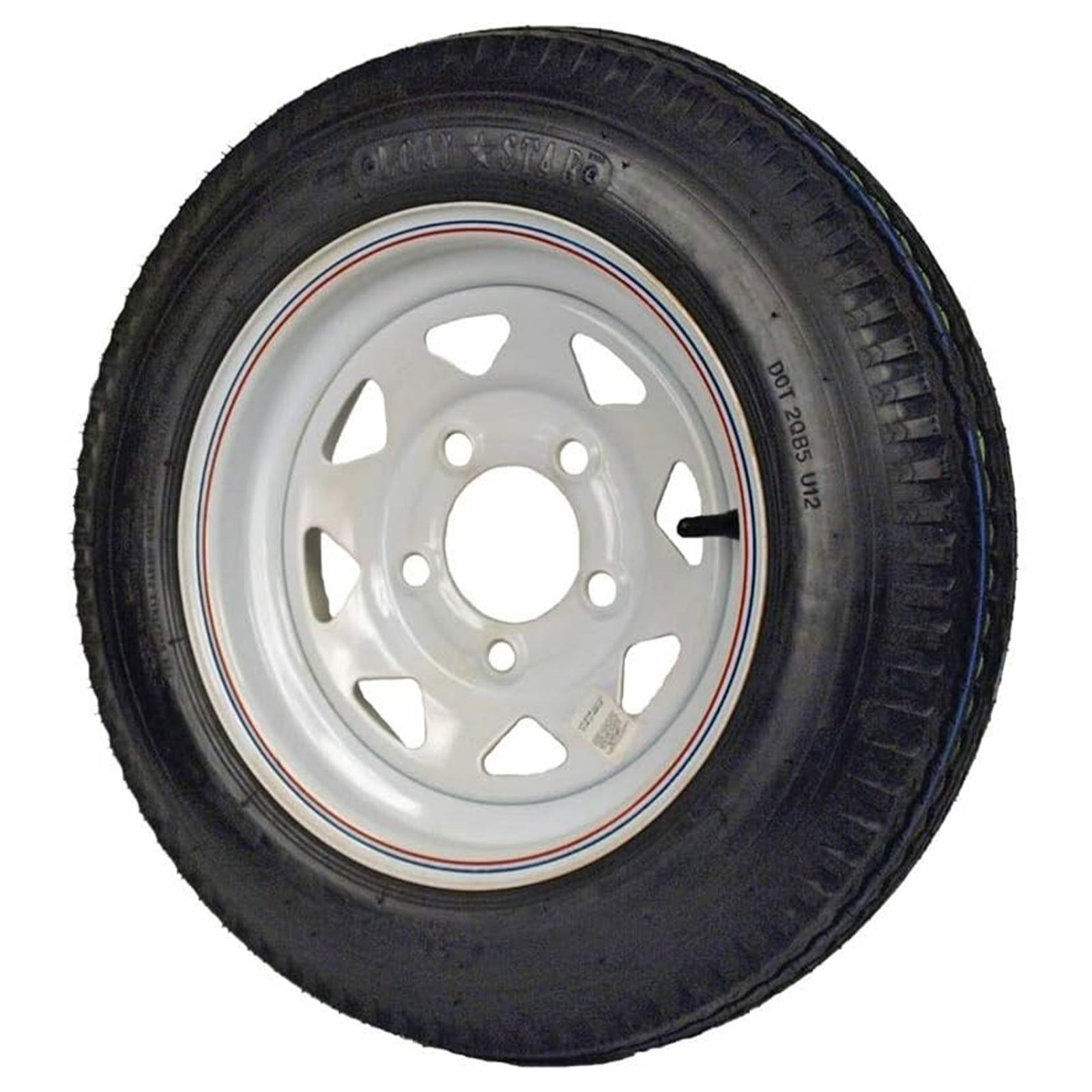 Kenda Trailer Tire and 5 Hole 990 Pound Max Load Custom Spoke Wheel (Open Box) - VMInnovations