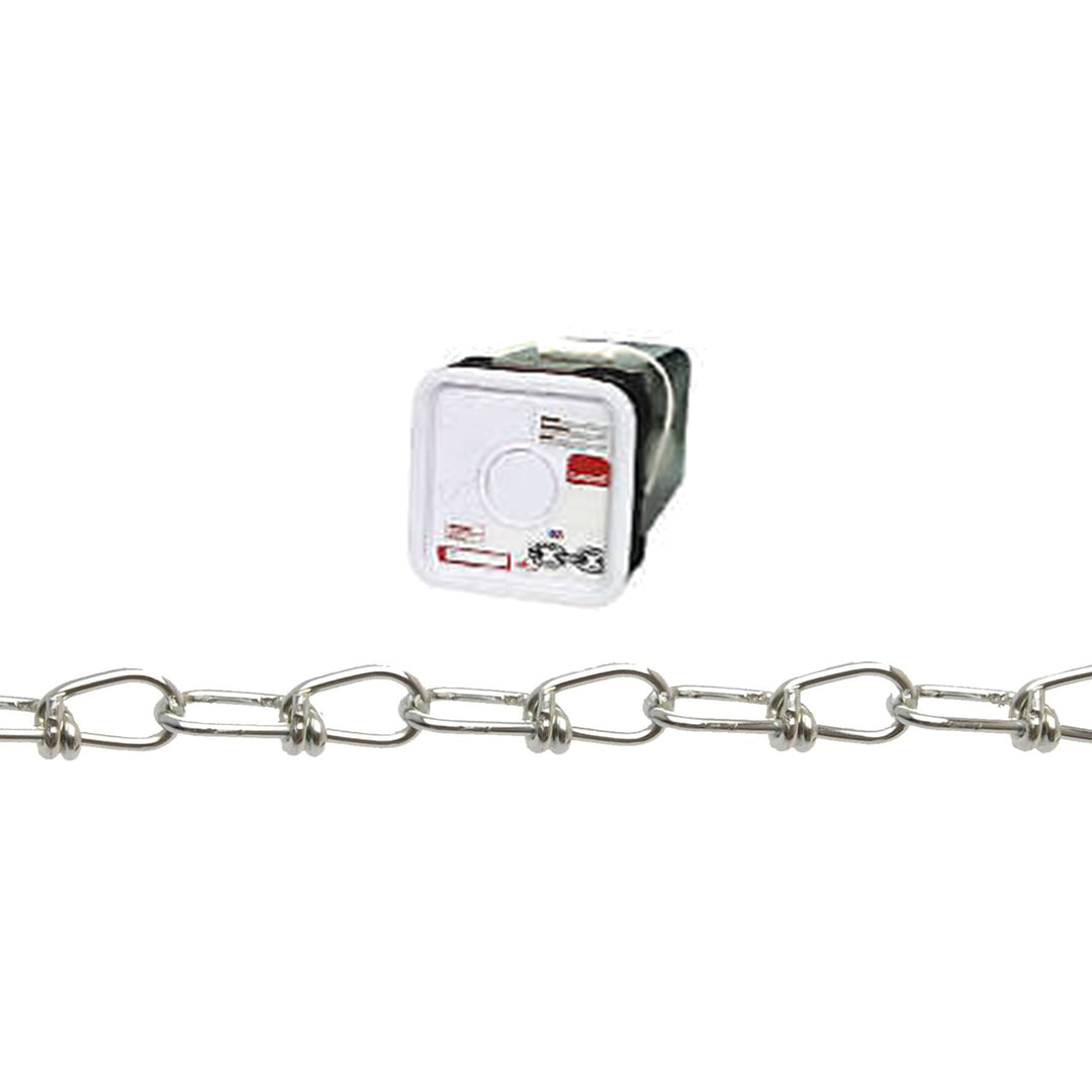 Campbell Chain & Fittings Steel Zinc Plated Inco Double Loop Chain Square Pail