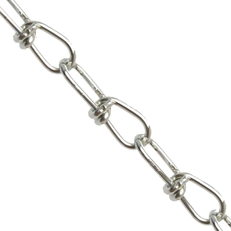 Campbell Chain & Fittings Steel Zinc Plated Inco Double Loop Chain Square Pail