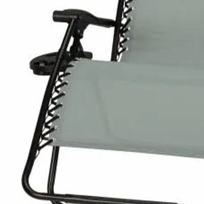 Four Seasons Courtyard Sunny Isles XL Steel Zero Gravity Chair, (Open Box) - VMInnovations