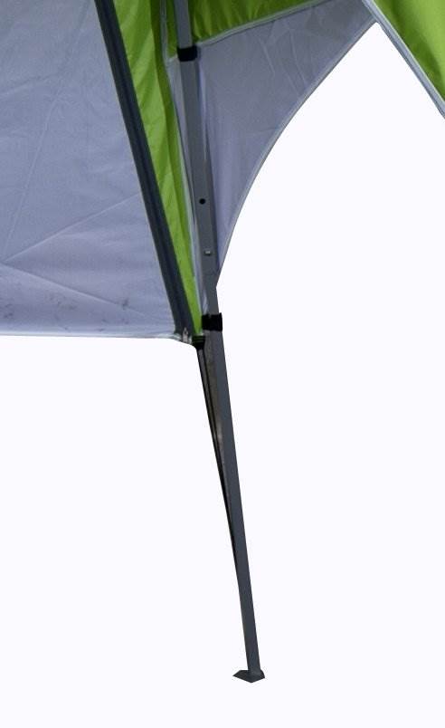 Fast Set 10' x 10' EZ Instant Slant Pop Up Wing Canopy Tent Gazebo & Rear Wall