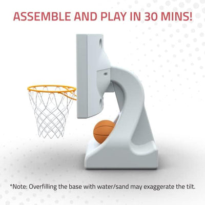 Good Ideas 15 Inch Pool Shot Rock the House Pool Freestanding Basketball Hoop - VMInnovations