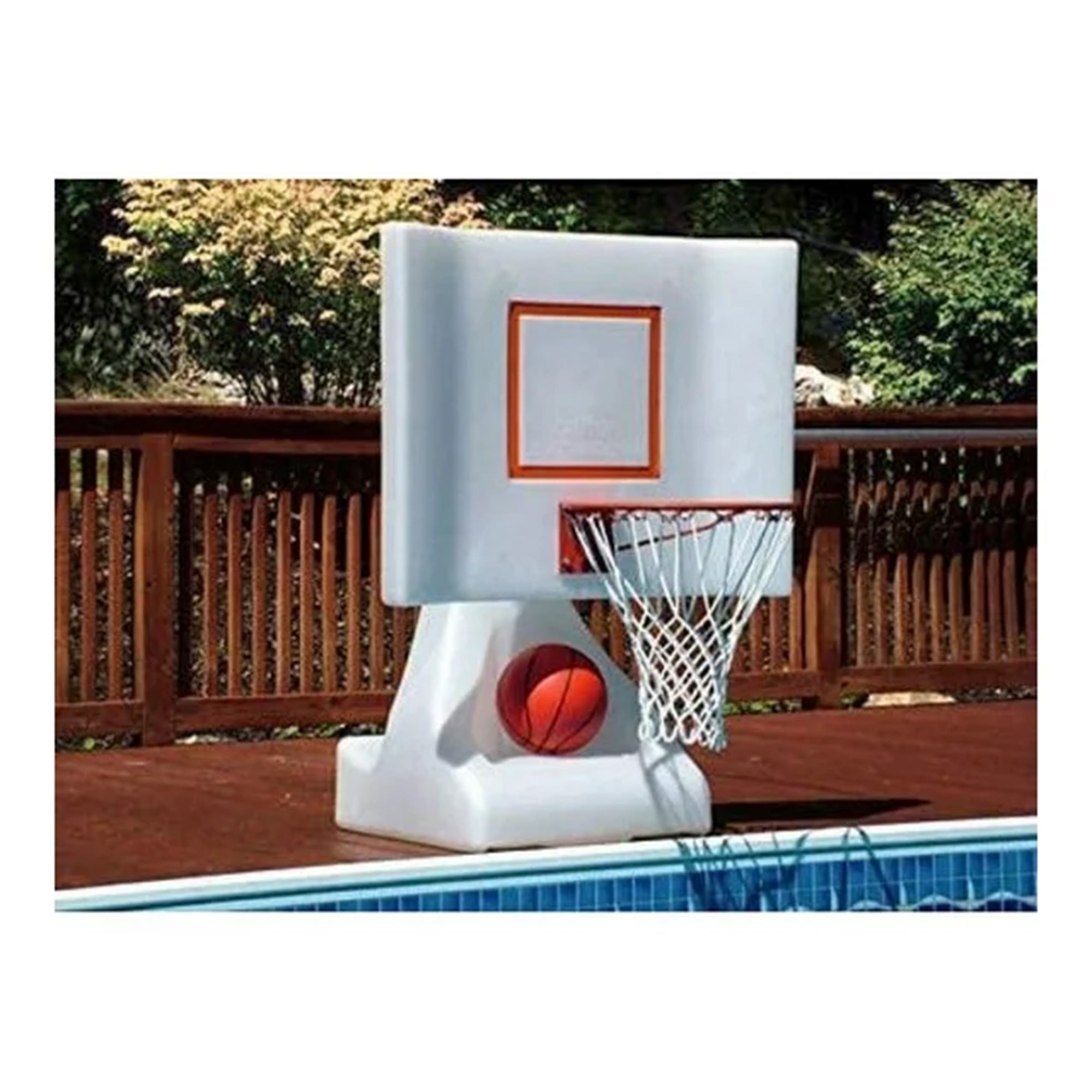 Good Ideas 15 Inch Pool Shot Rock the House Pool Freestanding Basketball Hoop - VMInnovations