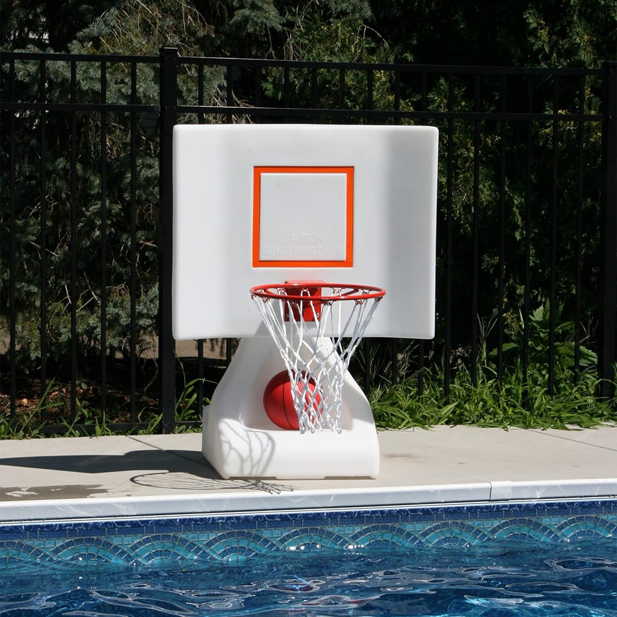 Good Ideas 15 Inch Pool Shot Rock the House Pool Freestanding Basketball Hoop - VMInnovations