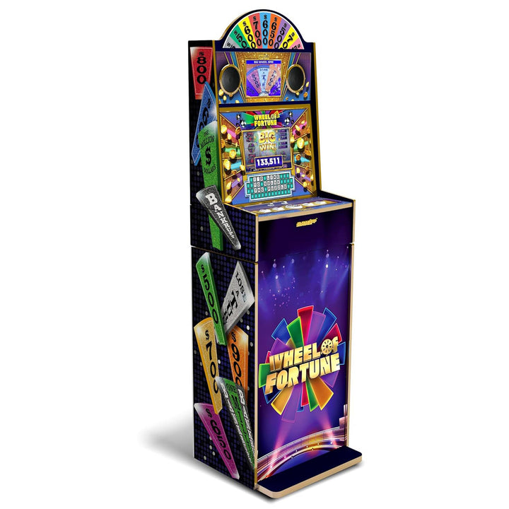 Arcade1Up Wheel of Fortune Video Arcade Games, 5ft Tall Stand Up Cabinet (Used)