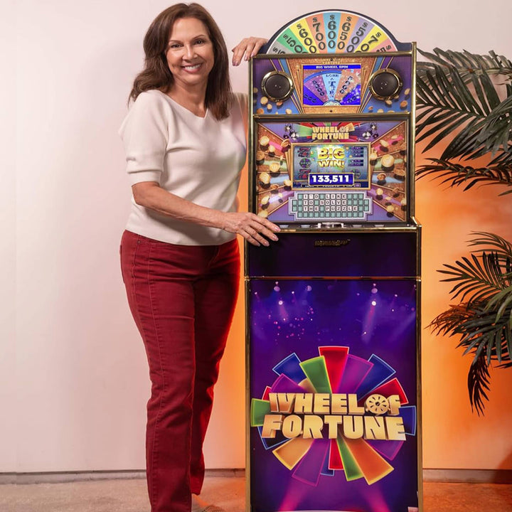 Arcade1Up Wheel of Fortune Video Arcade Game Machine Stand Up Cabinet, 5 Ft