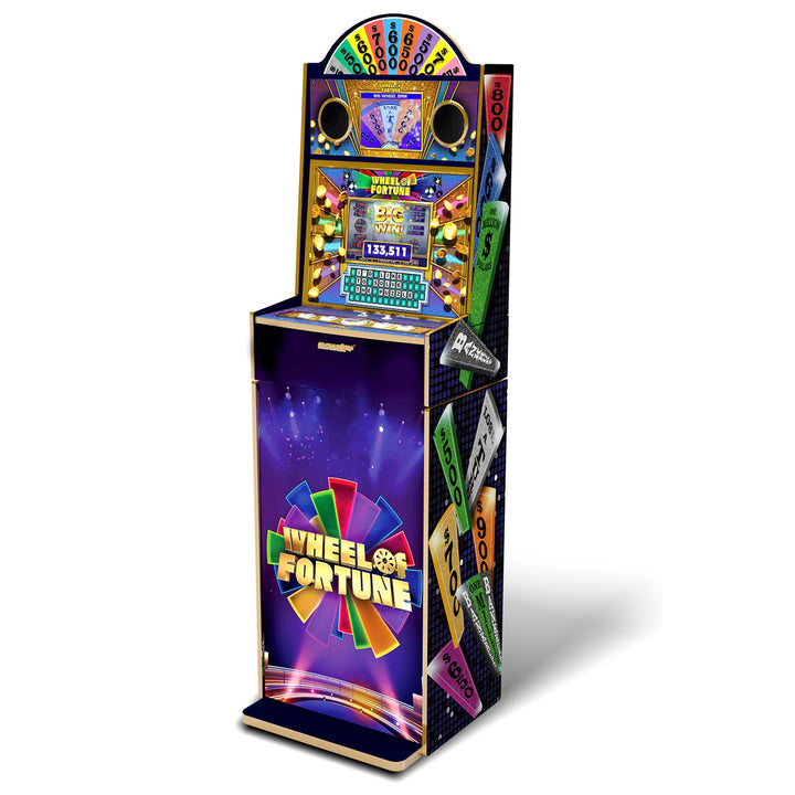 Arcade1Up Wheel of Fortune Video Arcade Games, 5ft Tall Stand Up Cabinet (Used)