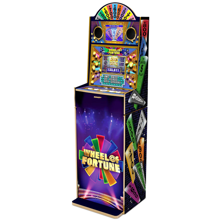 Arcade1Up Wheel of Fortune Video Arcade Game Machine Stand Up Cabinet, 5 Ft