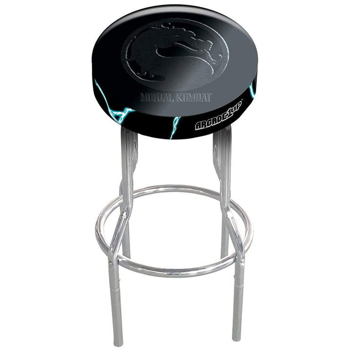 Arcade1Up Midway Mortal Kombat Video Game Stool with Leg Extenders (Open Box)