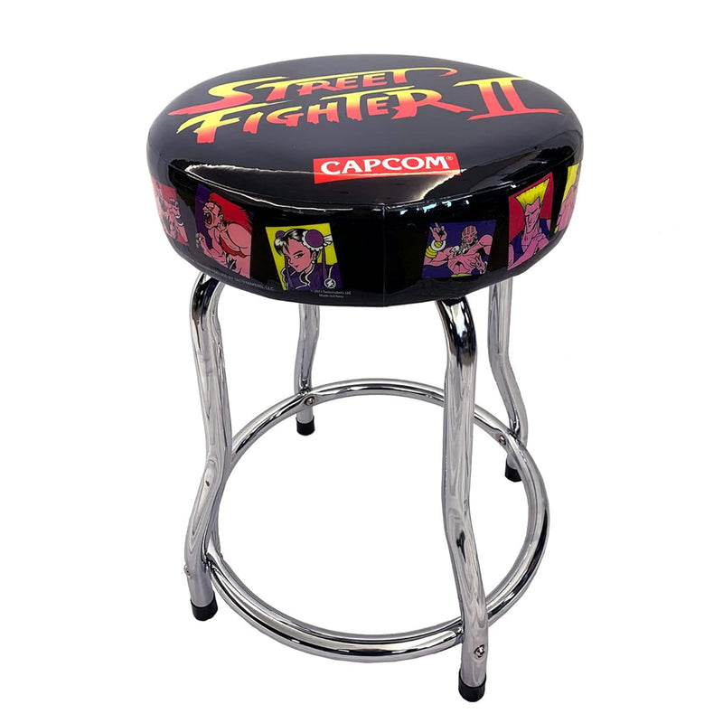 Arcade1Up Midway Mortal Kombat Video Game Stool with Leg Extenders (Open Box)