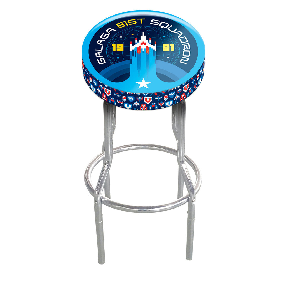 Arcade1Up Galaga 81st Squadron Adjustable Video Game Stool w/Leg Extenders(Used) - VMInnovations