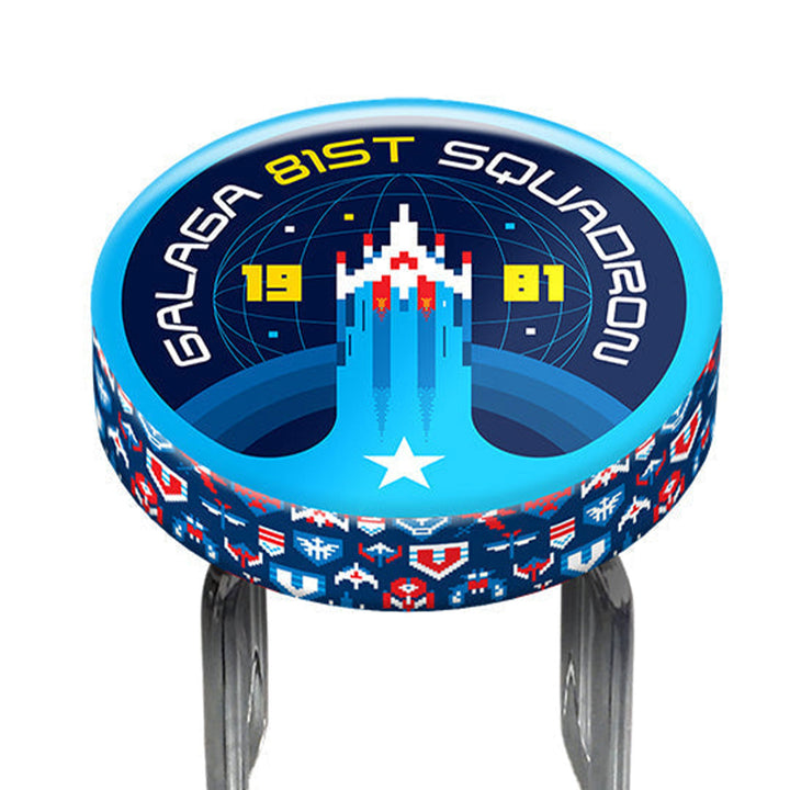 Arcade1Up Galaga 81st Squadron Adjustable Game Stool w/ Leg Extenders (Open Box)