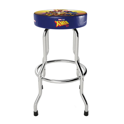 Arcade1Up Marvel X-Men Adjustable Arcade Stool with Chrome Plated Steel Frame