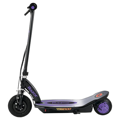 Razor Power Core Electric Scooter with Aluminum Deck and Hand Brake,Purple(Used)