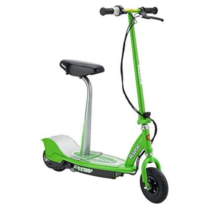 Razor Seated Electric Scooter 12mph w/Twist Grip Throttle, Green (For Parts)