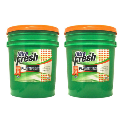 Ultra Fresh 3X Platinum 5 Gallon Laundry Detergent, Up to 640 Loads (2 Pack) - VMInnovations
