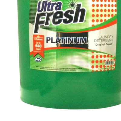 Ultra Fresh 6X Platinum 5 Gallon Laundry Detergent, Up to 640 Loads (2 Pack)