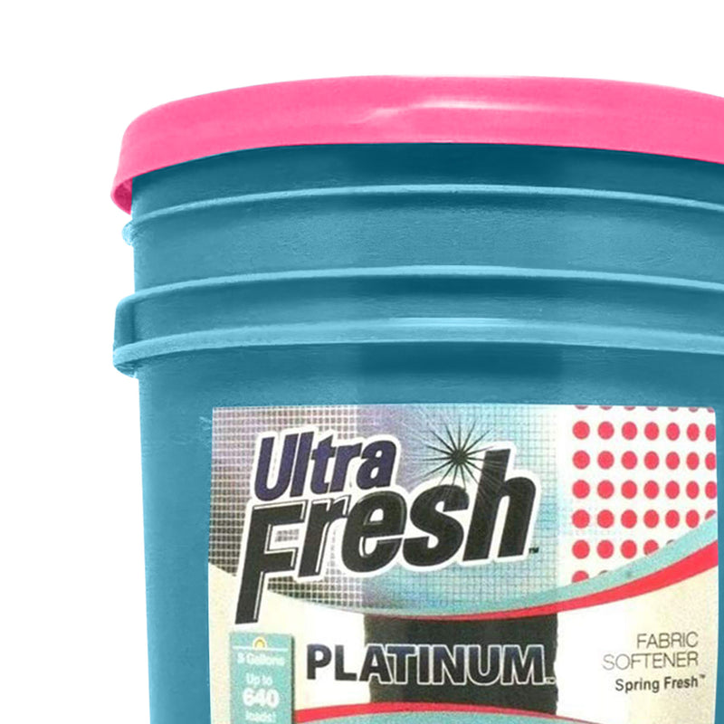 Ultra Fresh Platinum 5 Gal Spring Fresh Fabric Softener Up to 640 Loads (2 Pack)