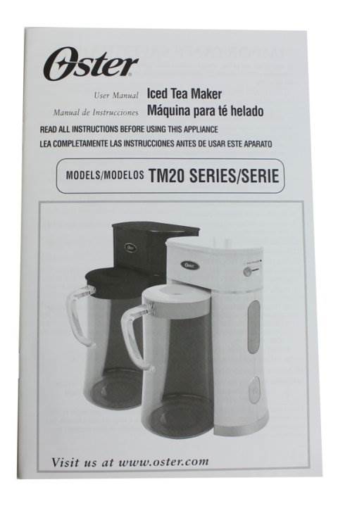 Oster BVST-TM25 2.5 Quart Chill Iced Tea/Coffee Maker/Home (Open Box)